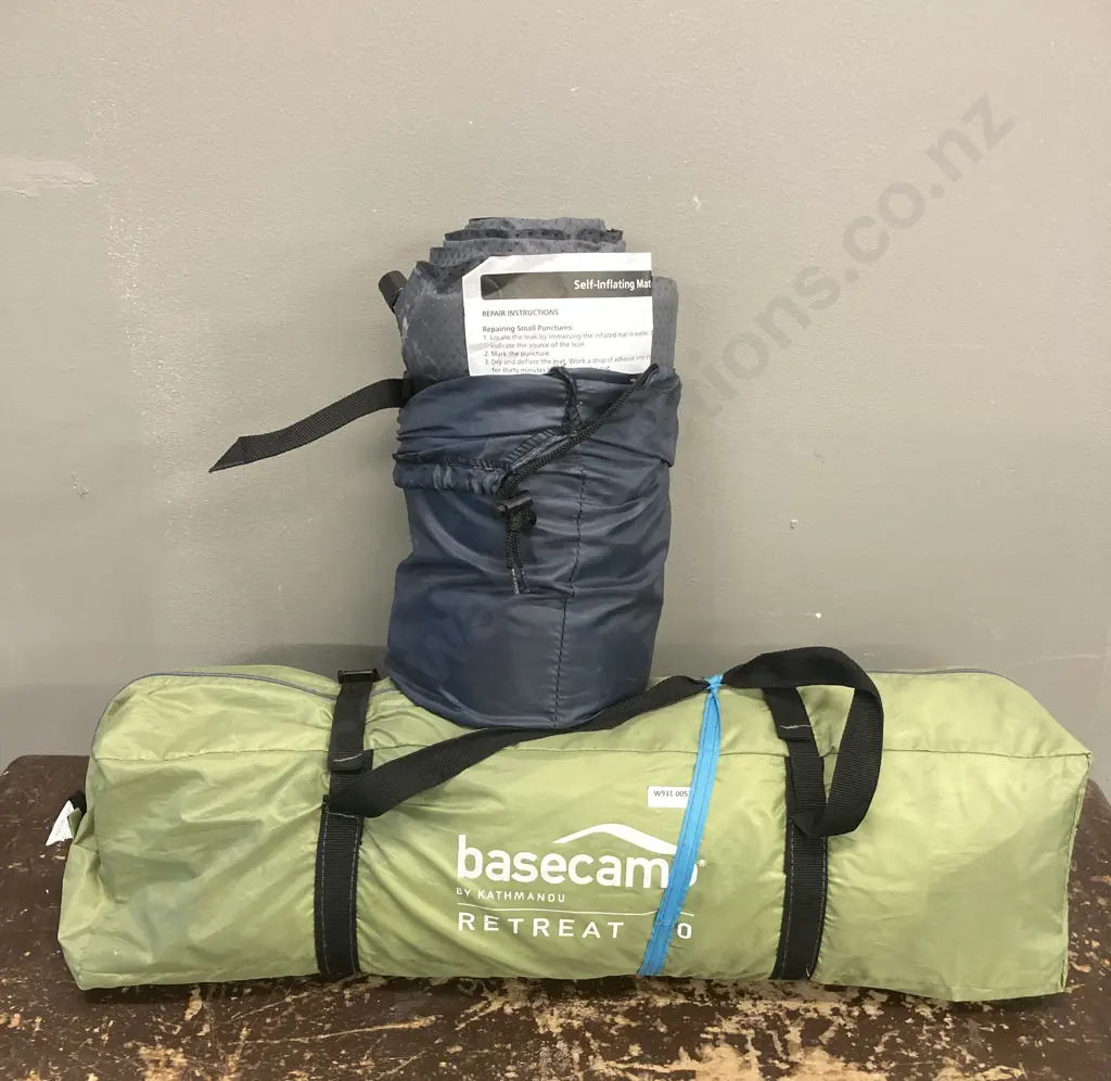 Basecamp Retreat 30 Tent & Beyond Self-Inflating Mat Image 1++